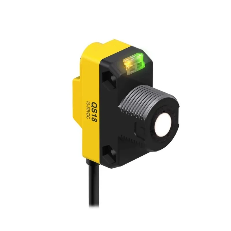 Banner Block Ultrasonic Proximity Sensor M18 x 1 Threaded 500mm Detection 25mA PNP Output 3V-30V dc QS18UPA