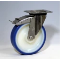 LAG Braked Swivel Castor 250 kg Capacity 150 mm Wheel Polyurethane 35221FR