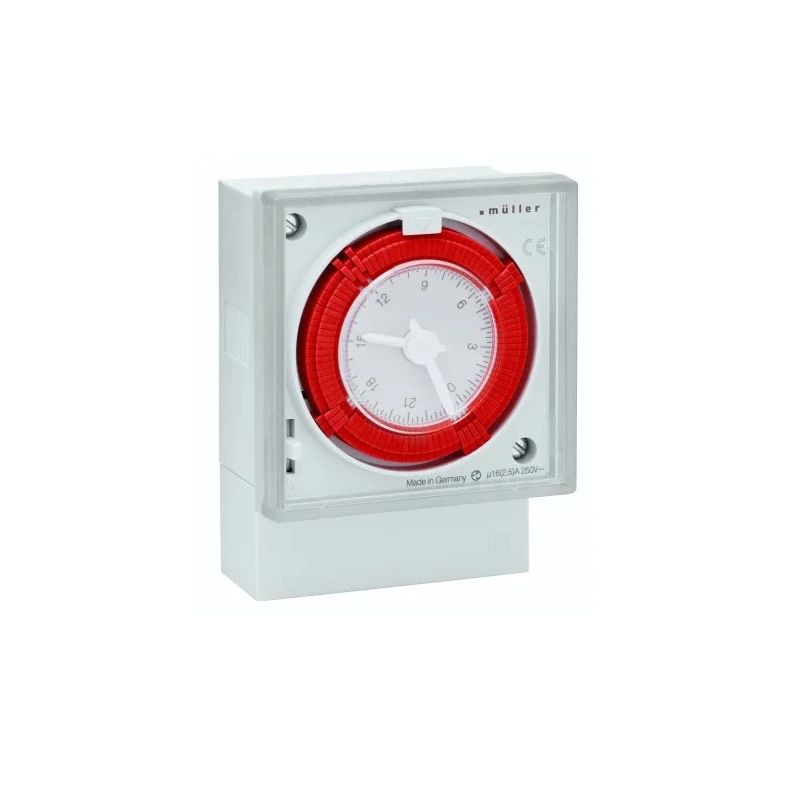 Muller Analogue DIN Rail Time Switch 115V 50-60Hz FS 64.18 115V 50-60HZ