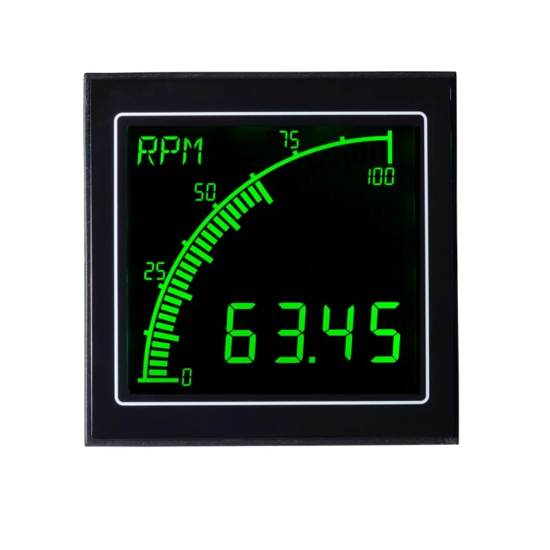 Trumeter Digital Panel Multifunction Meter for Current, Voltage, LCD Display, 68 mm x 68 mm APM-PROC-APO