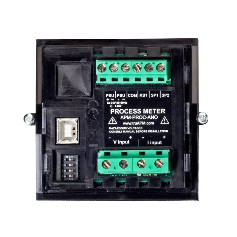 Trumeter Digital Panel Multifunction Meter for Current, Voltage, LCD Display, 68 mm x 68 mm APM-PROC-APO