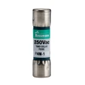 Eaton Melamine Cartridge Fuse, 1A Current Rating, Time Delay, 10 x 38 mm, 250V AC, FNM-1