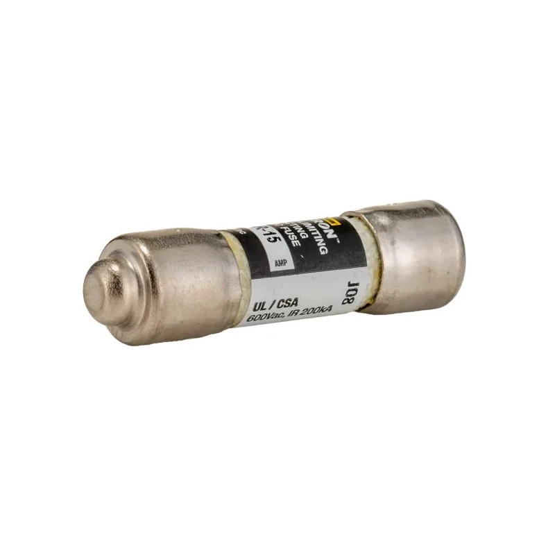 Eaton 15A Fast Acting Melamine Cartridge Fuse, 10 x 38 mm, 600V AC, UL 248-14 KTK-R-15