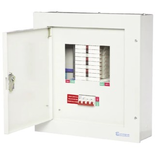 Europa Lockable TPN 3 Phase Distribution Board 30 Way TPN10