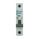 Europa Miniature Circuit Breaker 1-Pole, 2A Current, Type C Tripping, 400V AC, 10 kA Breaking Capacity EUC1P
