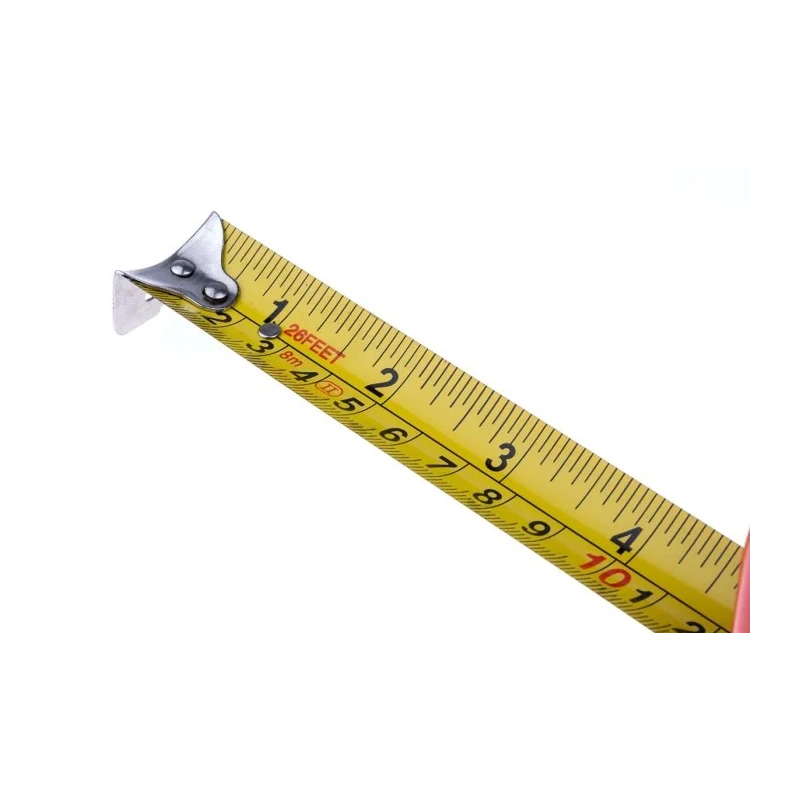 RS PRO 8 m Tape Measure with Imperial and Metric Units, 25mm Steel Blade, Red Polyvinyl Chloride and ABS Case 848-7616