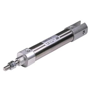 SMC 45 mm Pneumatic Piston Rod Cylinder CJ2 Series Double Acting Through Hole Mount Rubber Bumper Aluminium Alloy CJ2D10-45Z