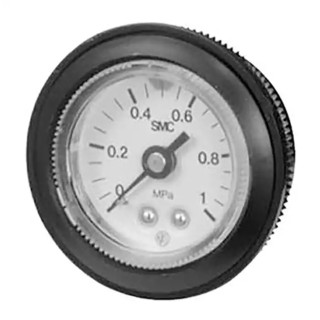 SMC 42.5 mm FNPT Pressure Gauge 1 MPa Die Cast Aluminium Case G46-10-01