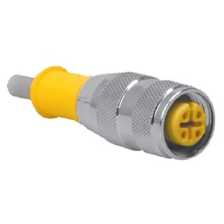 Turck Sensor Actuator Cable Female 4-Way M12 to Unterminated, 8 m, 250V IP68 IP69K RKV 4.2T-8