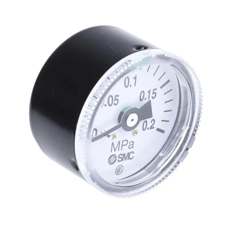 SMC 42.5 mm MNPT Pressure Gauge 0.2 MPa G46-2-01