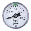 SMC 42.5 mm MNPT Pressure Gauge 0.2 MPa G46-2-01