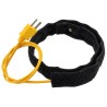 Fluke K General Temperature Probe with 25 mm Diameter Tip, ±1.5 °C Accuracy, 0.5 m Cable, Mini Plug Connector 80PK-11