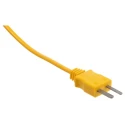 Fluke K General Temperature Probe with 25 mm Diameter Tip, ±1.5 °C Accuracy, 0.5 m Cable, Mini Plug Connector 80PK-11
