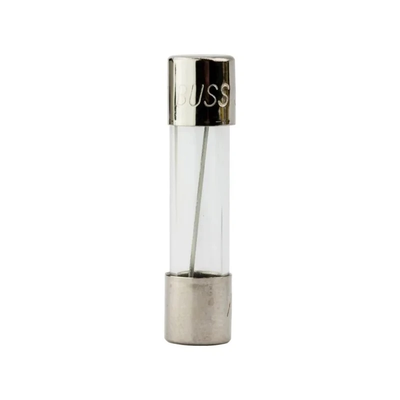Eaton Cartridge Fuse 10A Current Rating 250V AC Fast Acting Glass Body 6.3 x 25 mm AGX-10