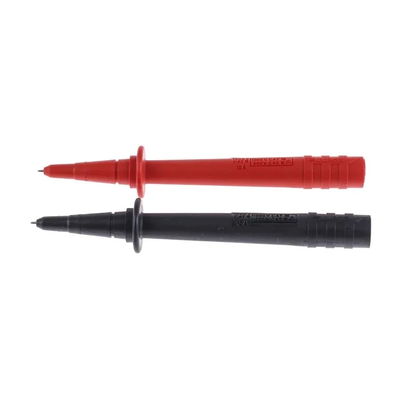Fluke Lantern Test Probe, 1kV Voltage, 10A Current, Black and Red, Lantern Tip TP74