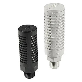 SMC Resin Pneumatic Silencer 1 Mpa Maximum Operating Pressure Threaded Metric Connection Size M5 AN Series AN05-M5