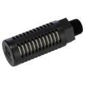 SMC Polyvinyl Fluoride Pneumatic Silencer Threaded R 1/4in 1 MPa 35dB Noise Reduction AN202-02