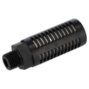 SMC Polyvinyl Fluoride Pneumatic Silencer Threaded R 1/4in 1 MPa 35dB Noise Reduction AN202-02