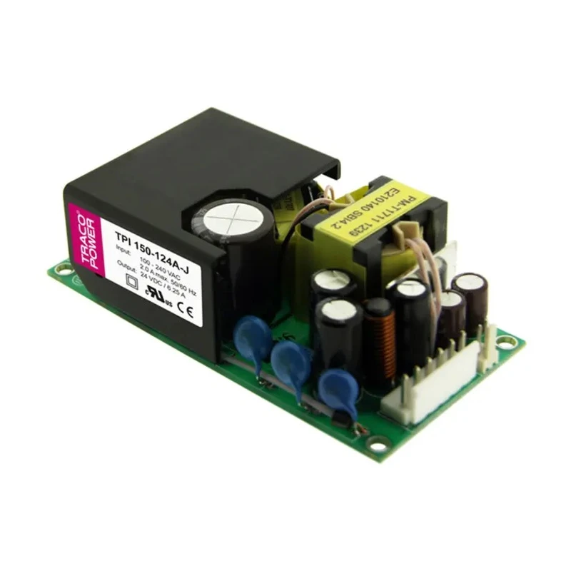 TRACOPOWER Switching Power Supply 150W, 15V, 7.33A, Chassis Mount, Model TPI 150-115A-J