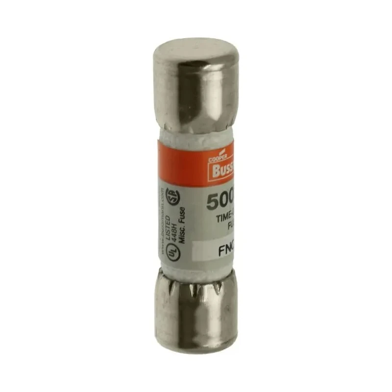 Eaton 15A Time Delay Fibreglass Cartridge Fuse 10 x 38 mm 500V AC FNQ-15