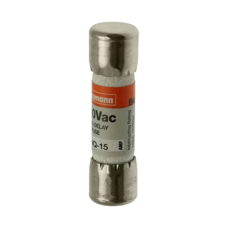Eaton 15A Time Delay Fibreglass Cartridge Fuse 10 x 38 mm 500V AC FNQ-15