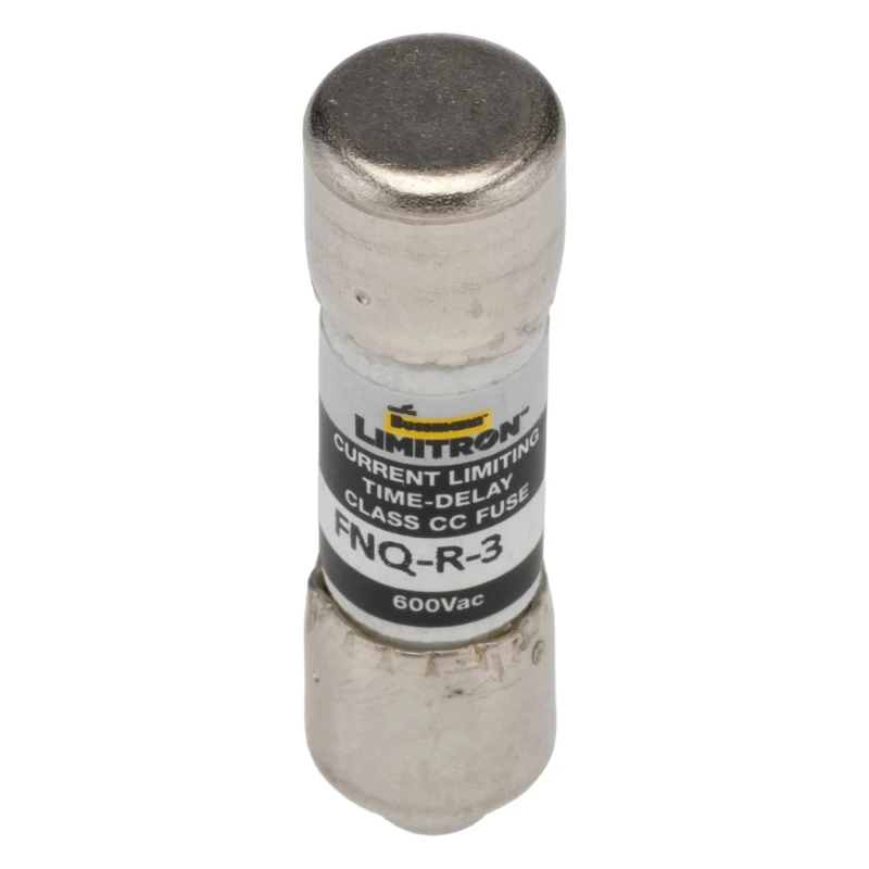 Eaton 3A T Melamine Cartridge Fuse 10 x 38 mm, 600V AC, Time Delay FNQ-R-3