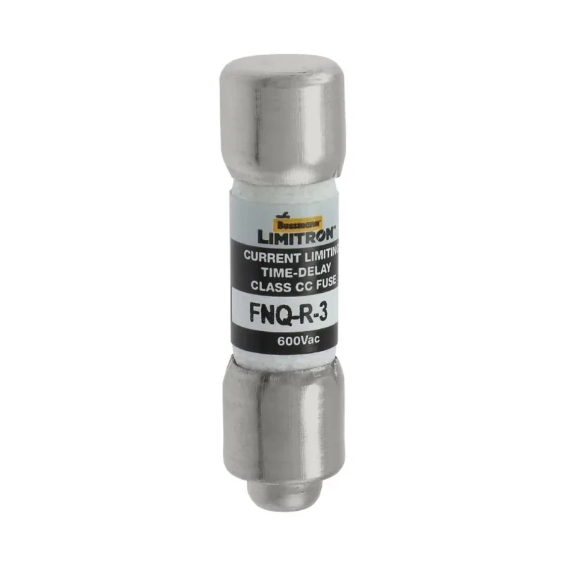 Eaton 3A T Melamine Cartridge Fuse 10 x 38 mm, 600V AC, Time Delay FNQ-R-3