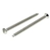 RS PRO Slot Raised Countersunk Steel Machine Screw M3.5 Thread 50mm Length 850-7461