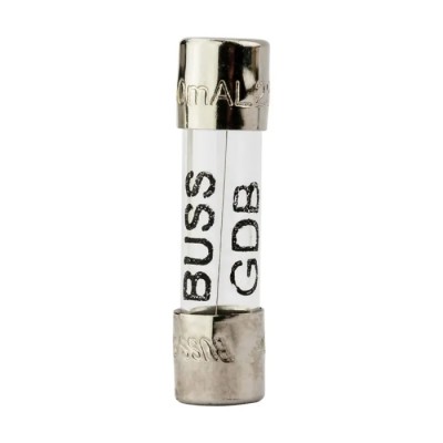 Eaton Fast Acting Glass Cartridge Fuse 250V AC 630mA Current Rating 5 x 20 mm GDB-630MA