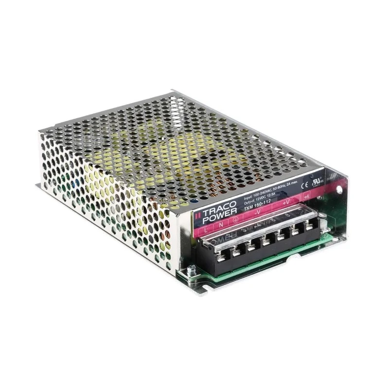 TRACOPOWER Switching Power Supply 12V DC 150W Chassis Mount TXM 150-112