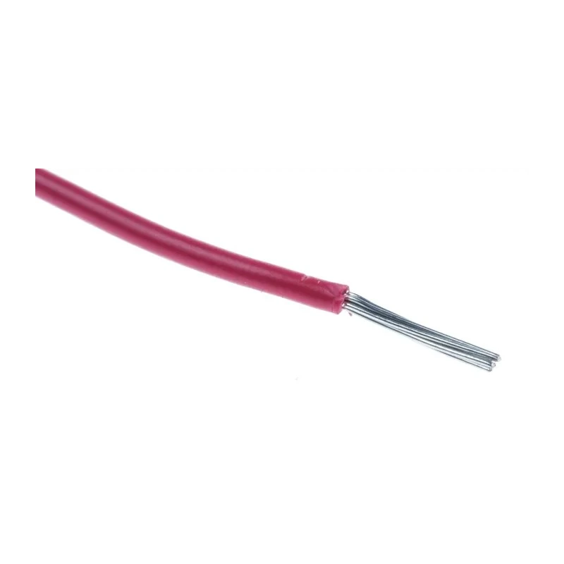 RS PRO Red 0.34 mm² 22 AWG Hook Up Wire, 7/0.25 mm Core Strands, 250 m Length, Polyvinyl Chloride Insulation, 250 851-3582