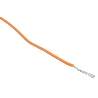 RS PRO Orange 0.34 mm² 22 AWG 7/0.25 mm Copper Core Hook Up Wire, Polyvinyl Chloride Jacket, 250 m Length 851-3602