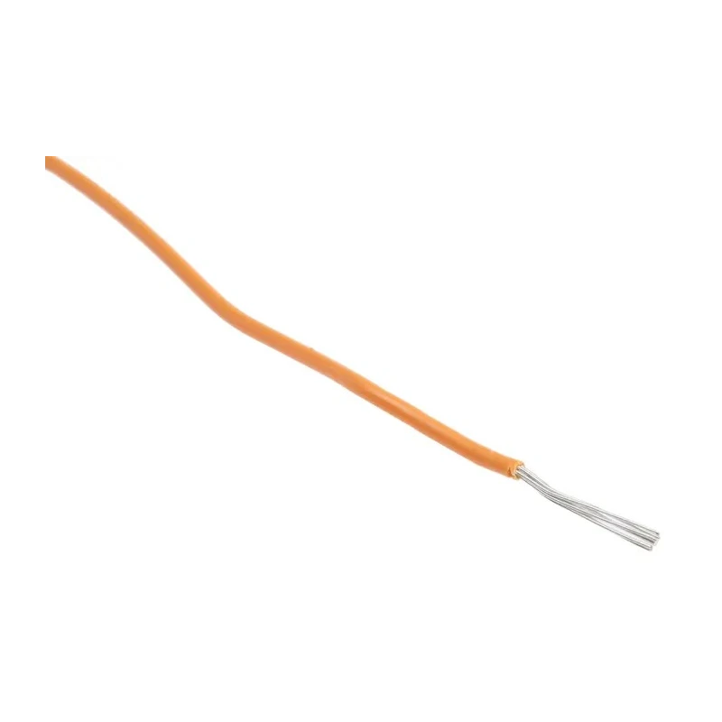 RS PRO Orange 0.34 mm² 22 AWG 7/0.25 mm Copper Core Hook Up Wire, Polyvinyl Chloride Jacket, 250 m Length 851-3602