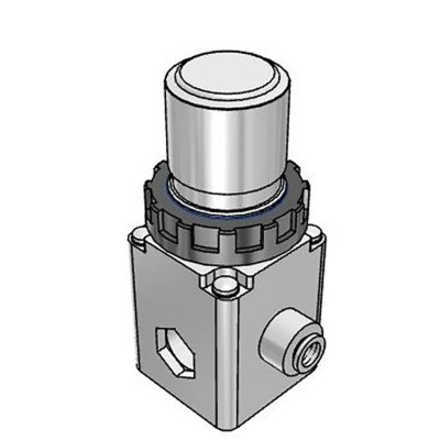 SMC 1/4 in Port Vacuum Regulator, Maximum Flow Rate 140 L/min, Pressure Setting Range -100 to -1.3 kPa, IRV10-N07