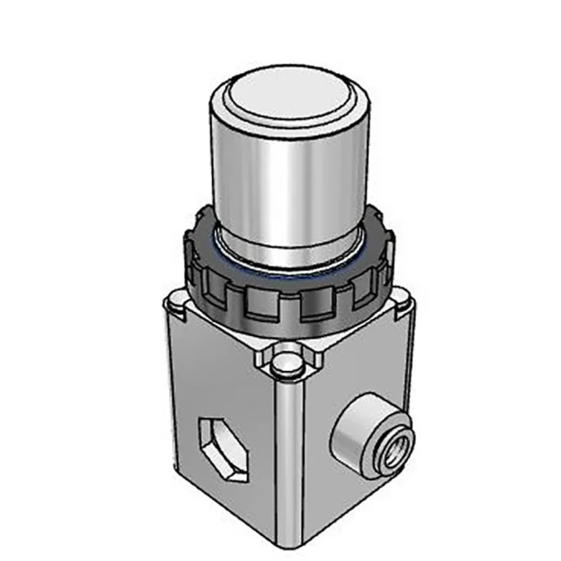 SMC 1/4 in Port Vacuum Regulator, Maximum Flow Rate 140 L/min, Pressure Setting Range -100 to -1.3 kPa, IRV10-N07