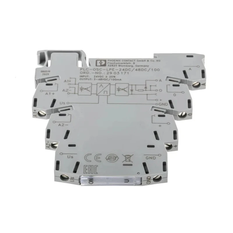 Phoenix Contact Solid State Interface Relay 3V DC, 48 V DC DIN Rail Screw Terminal Mounting 2903171