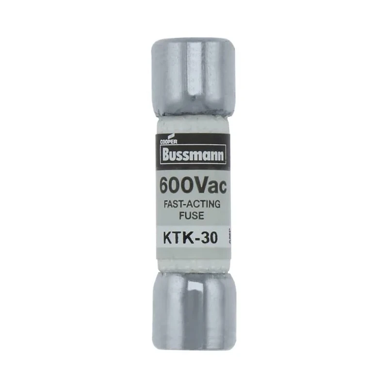 Eaton 15A Fast Acting Melamine Cartridge Fuse 10 x 38 mm, 600V AC KTK-15