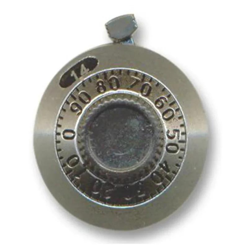 Vishay Multiturn Dial for Use with 46.02 mm Diameter 15 Turn Dial, 1/4 in or 1/8 in Metric Bore Shaft Adaptor 21 1 11