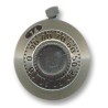 Vishay Multiturn Dial for Use with 46.02 mm Diameter 15 Turn Dial, 1/4 in or 1/8 in Metric Bore Shaft Adaptor 21 1 11