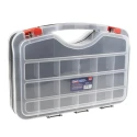 RS PRO Adjustable Compartments 42 Cell Clear Polypropylene Compartment Box, 95 mm x 420 mm x 300 mm 851-7515