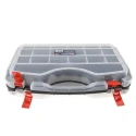 RS PRO Adjustable Compartments 42 Cell Clear Polypropylene Compartment Box, 95 mm x 420 mm x 300 mm 851-7515