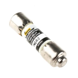 Eaton 2A T Melamine Cylindrical Cartridge Fuse 10 x 38 mm 600V AC Time Delay FNQ-R-2