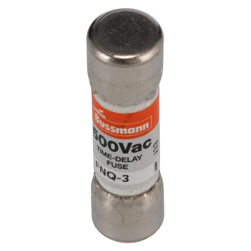 Eaton 3A T Fibreglass Cartridge Fuse 10 x 38 mm Time Delay 500V AC FNQ-3