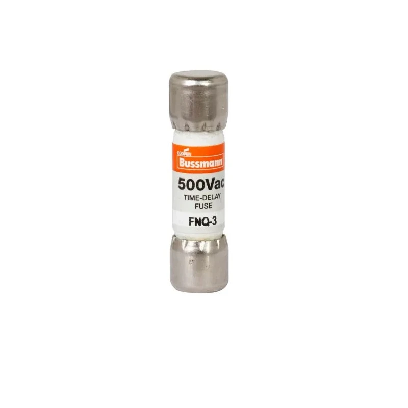 Eaton 3A T Fibreglass Cartridge Fuse 10 x 38 mm Time Delay 500V AC FNQ-3