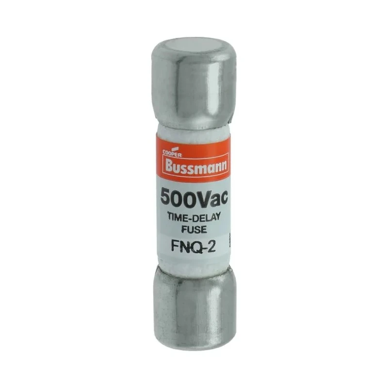 Eaton 2A T Fibreglass Cartridge Fuse, 10 x 38 mm, Time Delay, 500V AC FNQ-2