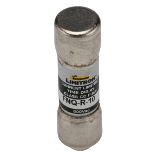 Eaton Cartridge Fuse 10A Current Rating 600V AC Melamine Body Time Delay FNQ-R-10
