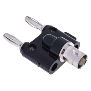Pomona Black Male Test Connector Adapter 500V Voltage Nickel Plated Beryllium Copper Alloy BP880