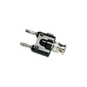 Pomona Black Male Test Connector Adapter 500V Voltage Nickel Plated Beryllium Copper Alloy BP880