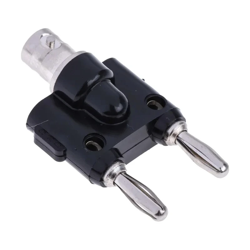 Pomona Black Male Test Connector Adapter 500V Voltage Nickel Plated Beryllium Copper Alloy BP880
