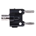 Pomona Black Male Test Connector Adapter 500V Voltage Nickel Plated Beryllium Copper Alloy BP880